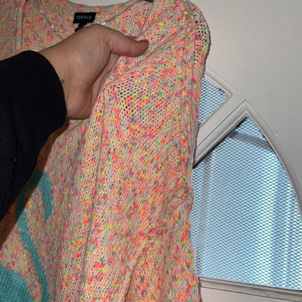 Torrid Multicolor Knit Sweater - Picture 5 of 5